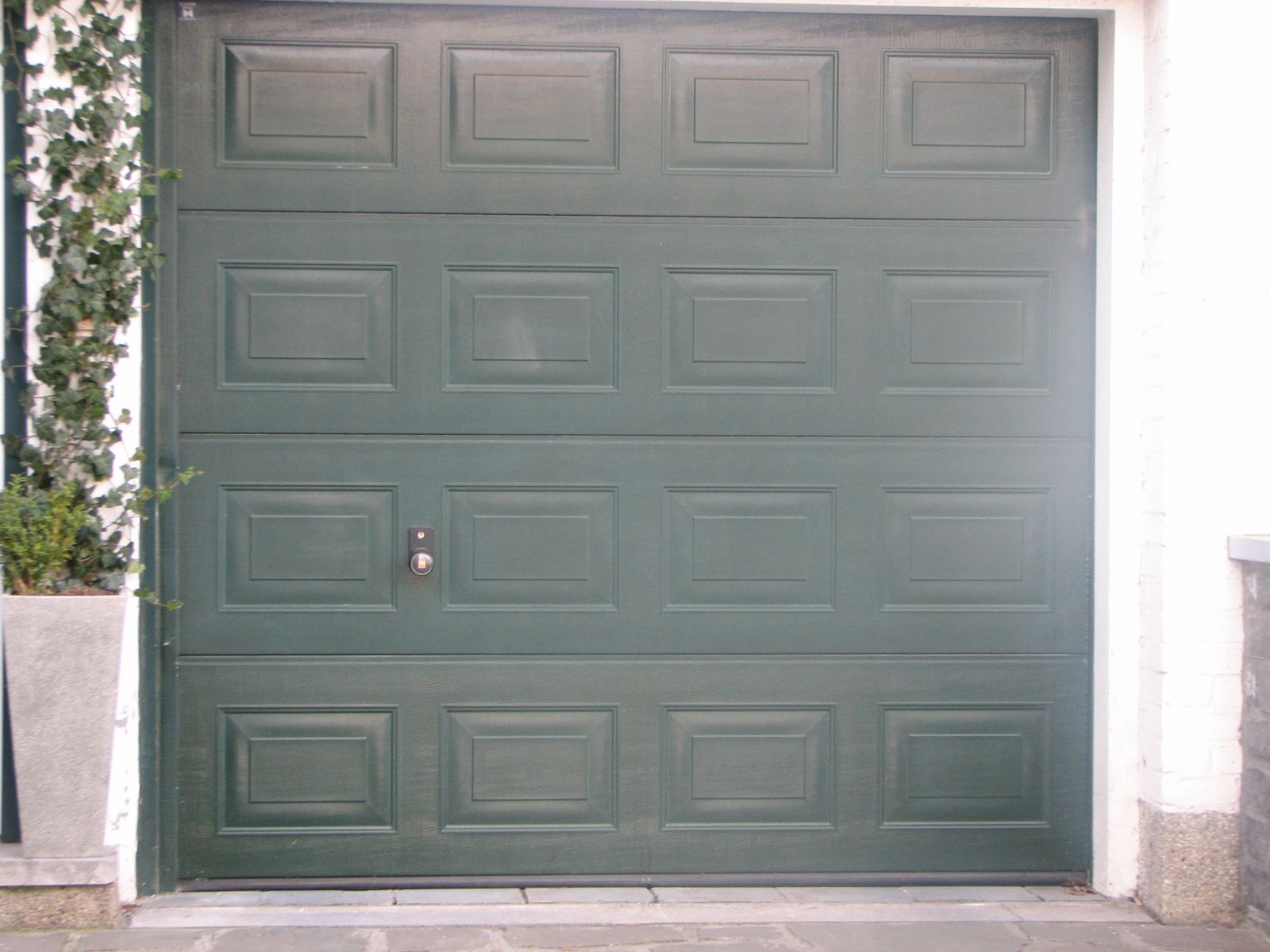 porte garage Vert